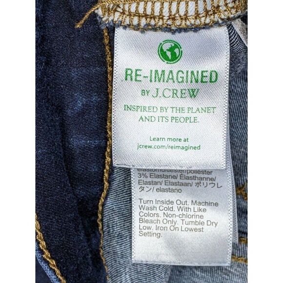 J. Crew Womens Size 26 Pockets Curvy High Rise Skinny Denim Blue Jeans - Picture 5 of 11